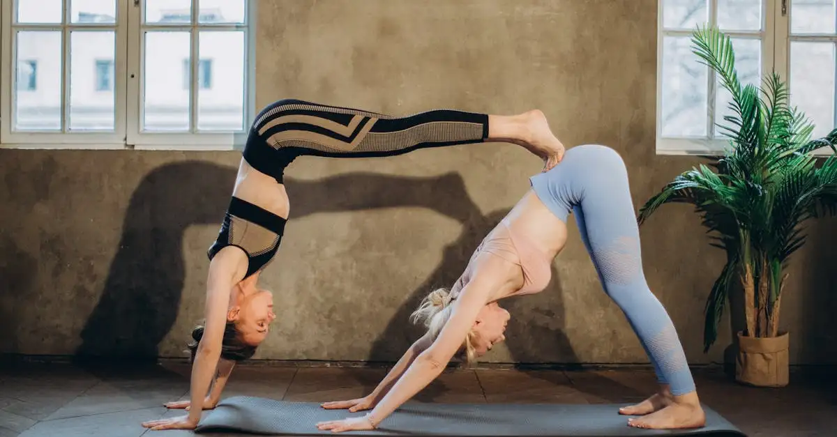 Duo yoga poses: Samen sterker en flexibeler worden