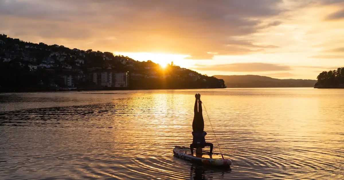 Paddle boarding yoga: Ontdek de rust op het water