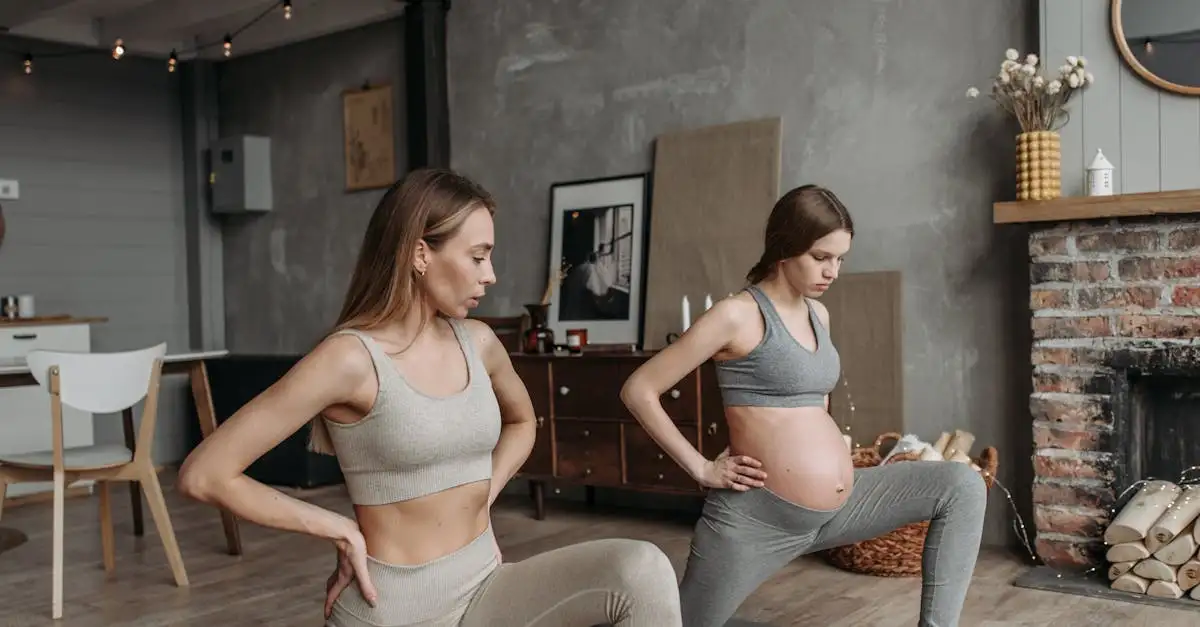 Maternity yoga